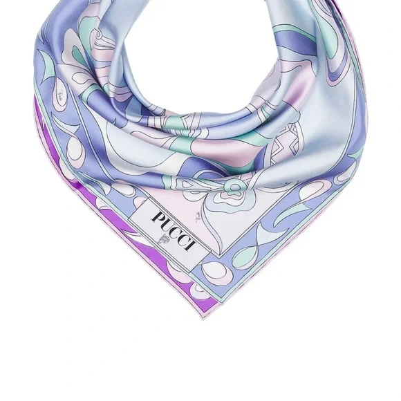 Emilio Pucci Multicolor Silk Scarf